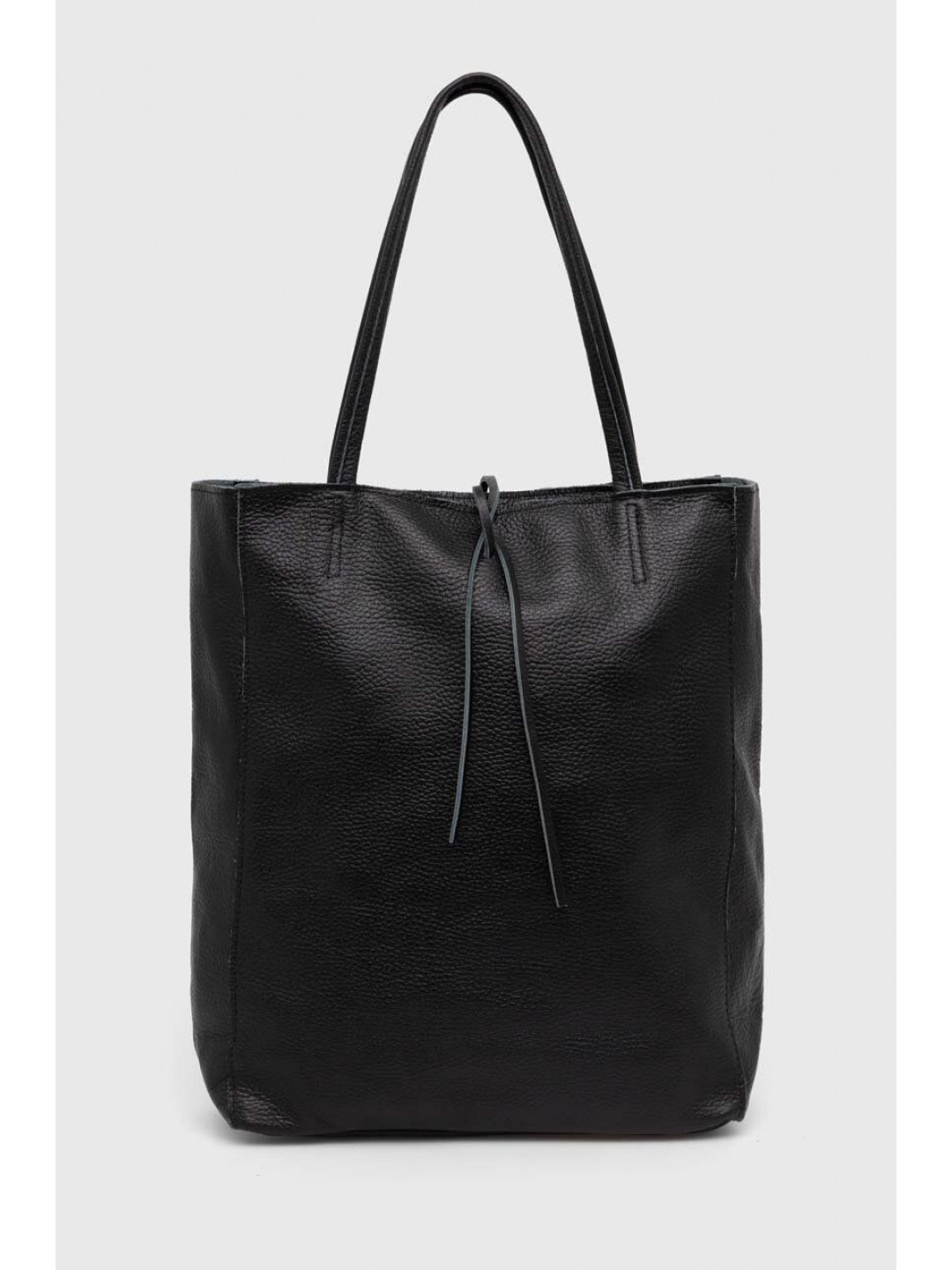 Kožená kabelka Answear LAB černá barva